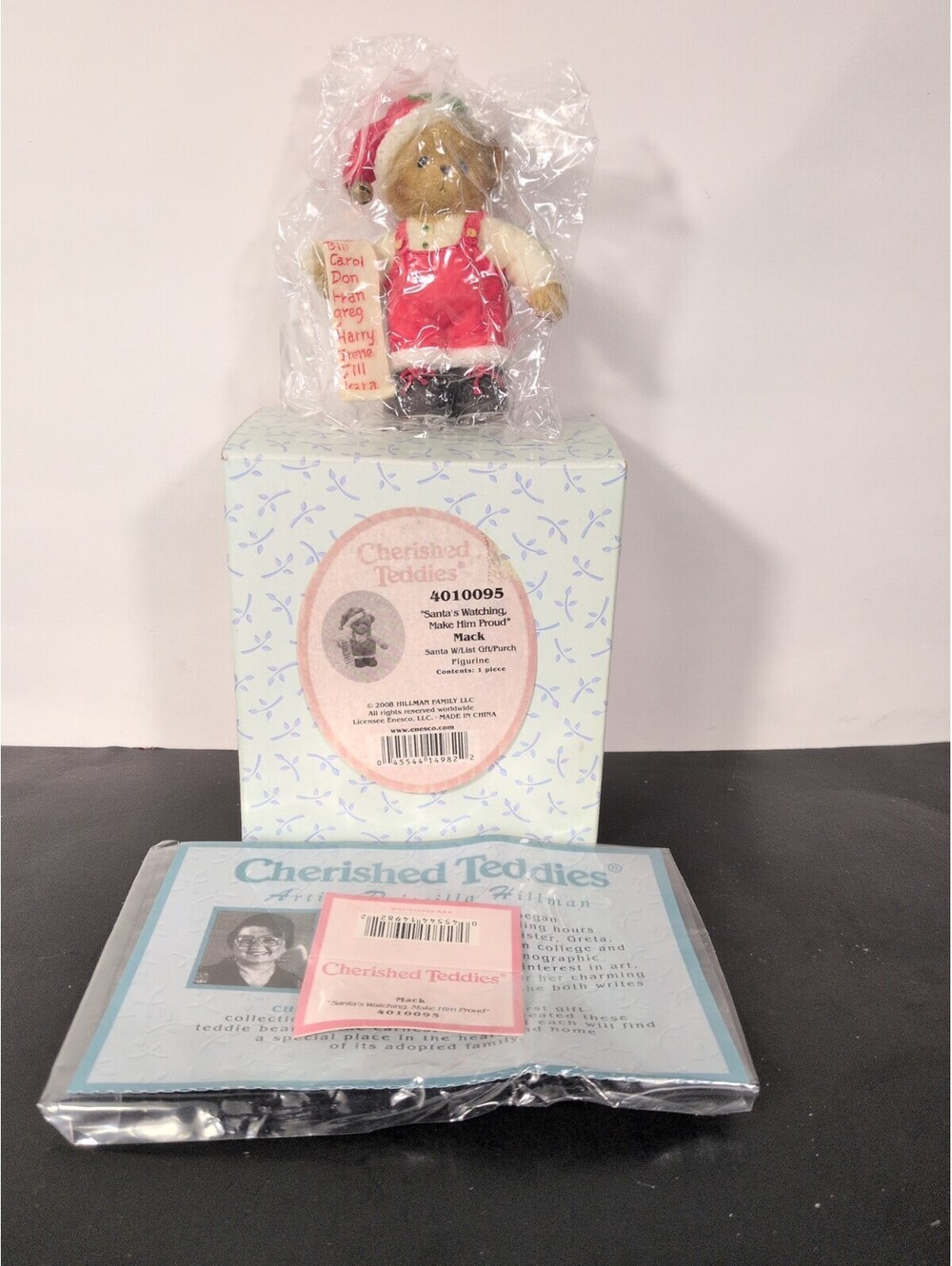 Cherished Teddies Mack Figure 4010095 Complete with Box, COA, Inserts